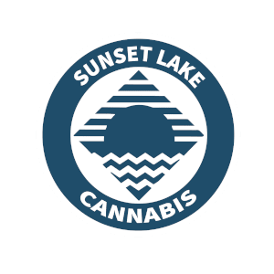sunset lake cannabis logo transparent